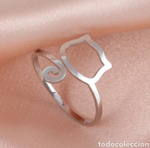 Joyeria: Anillo Gato Acero inoxidable ENV&Iacute;O GRATIS! - Foto 1