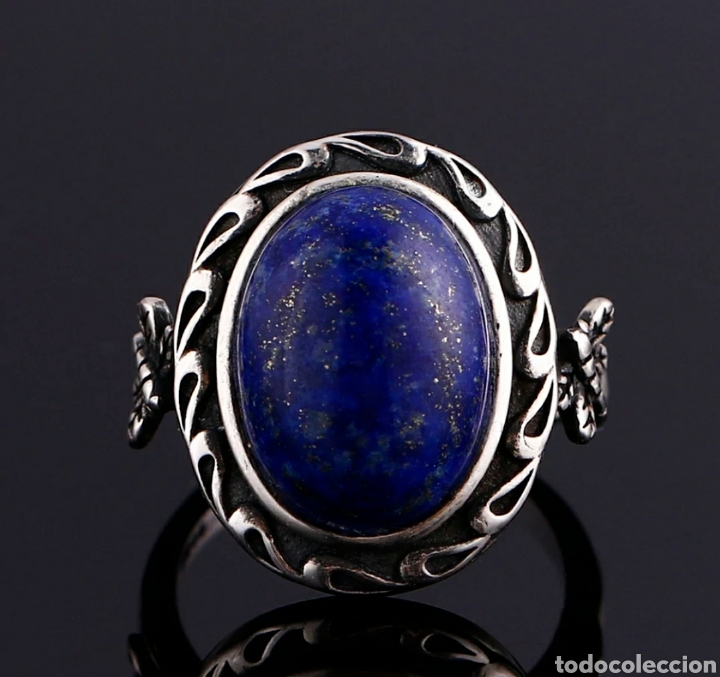 Joyeria: Anillo de Plata y Lapis Lazuli ENV&Iacute;O GRATIS!! - Foto 2
