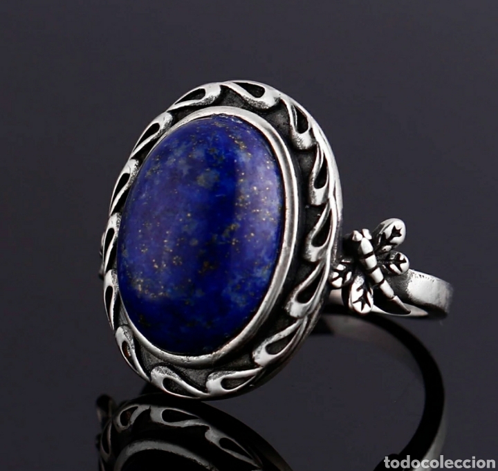 Joyeria: Anillo de Plata y Lapis Lazuli ENV&Iacute;O GRATIS!! - Foto 3