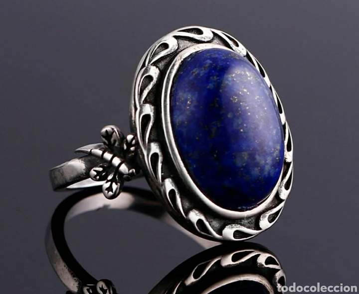Joyeria: Anillo de Plata y Lapis Lazuli ENV&Iacute;O GRATIS!! - Foto 1