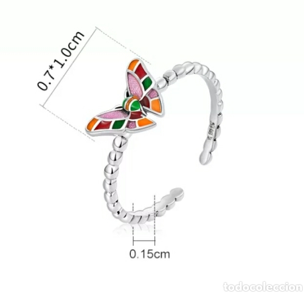 Joyeria: Anillo Mariposa de Plata ENV&Iacute;O GRATIS!! - Foto 2