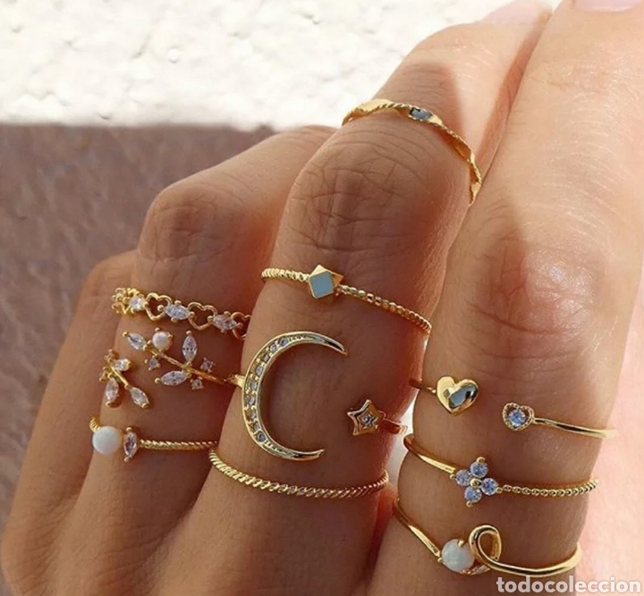 Joyeria: Conjunto de anillos ENV&Iacute;O GRATIS!! - Foto 1