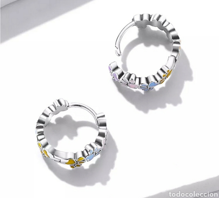 Joyeria: Pendientes de Plata Huellas ENV&Iacute;O GRATIS!! - Foto 2