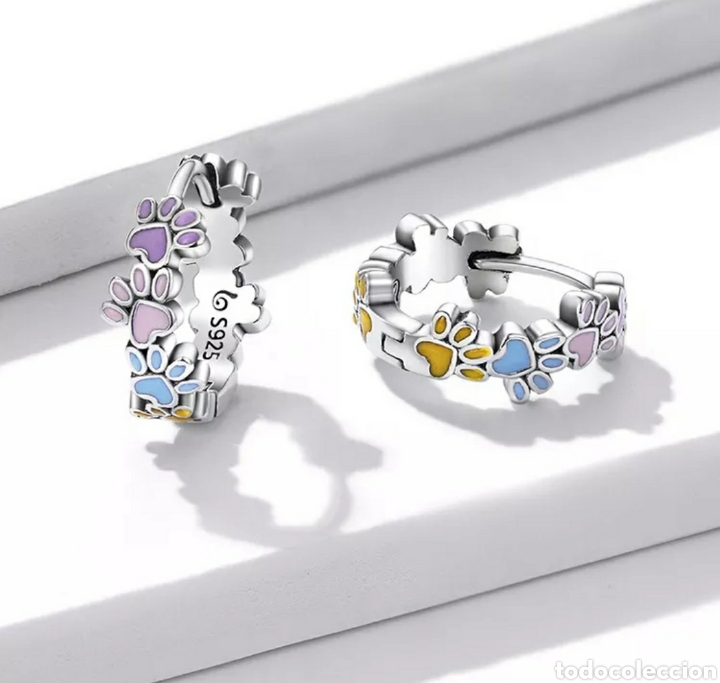 Joyeria: Pendientes de Plata Huellas ENV&Iacute;O GRATIS!! - Foto 3
