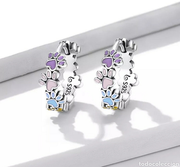 Joyeria: Pendientes de Plata Huellas ENV&Iacute;O GRATIS!! - Foto 4