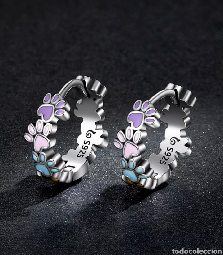 Joyeria: Pendientes de Plata Huellas ENV&Iacute;O GRATIS!! - Foto 1