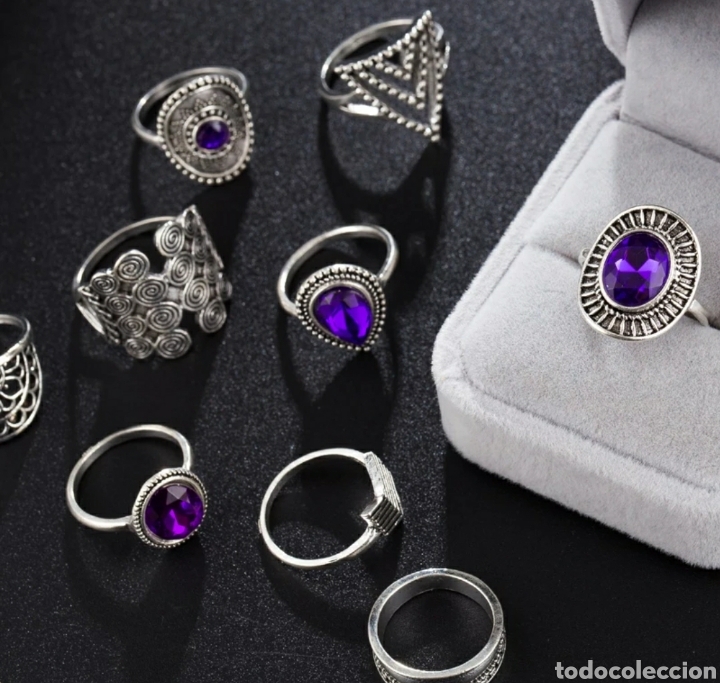 Joyeria: Conjunto 9 anillos ENV&Iacute;O GRATIS!! - Foto 2
