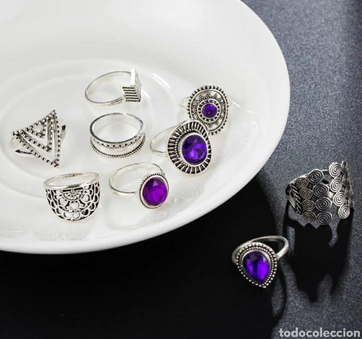 Joyeria: Conjunto 9 anillos ENV&Iacute;O GRATIS!! - Foto 1