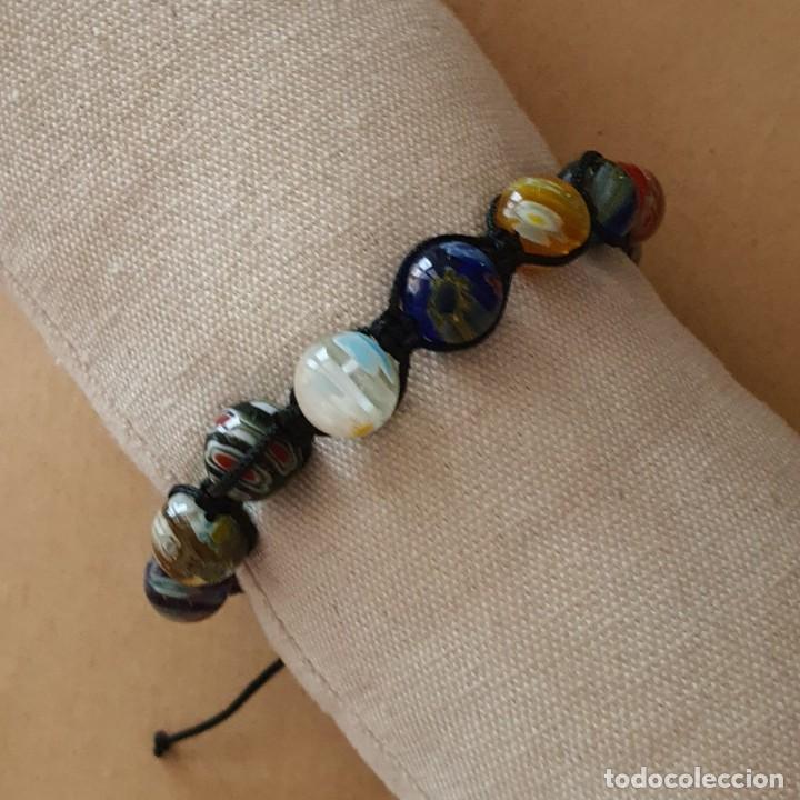 Joyeria: :::: AA10 - Pulsera hilo ajustable bolas de colores