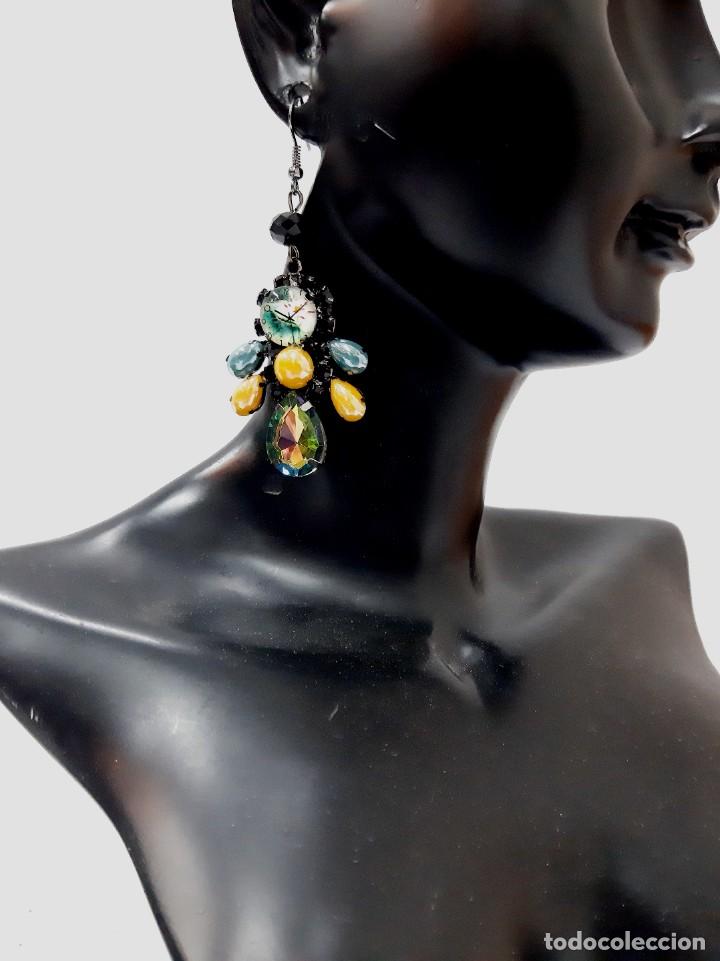 Joyeria: Pendientes hechos a mano con cristales(2.3) - Foto 1