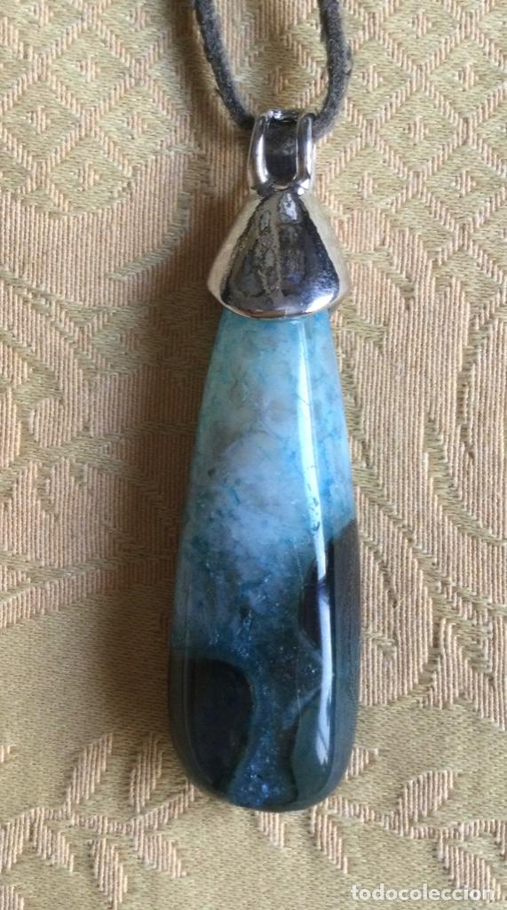 Joyeria: COLGANTE DE &Aacute;GATA TONOS AZULES - Foto 1