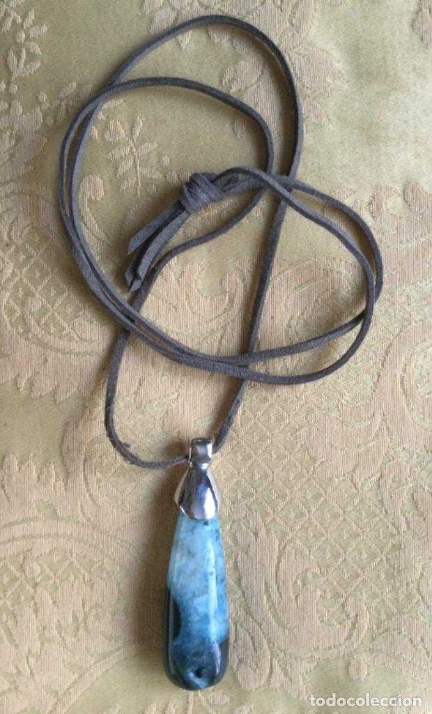 Joyeria: COLGANTE DE &Aacute;GATA TONOS AZULES - Foto 2