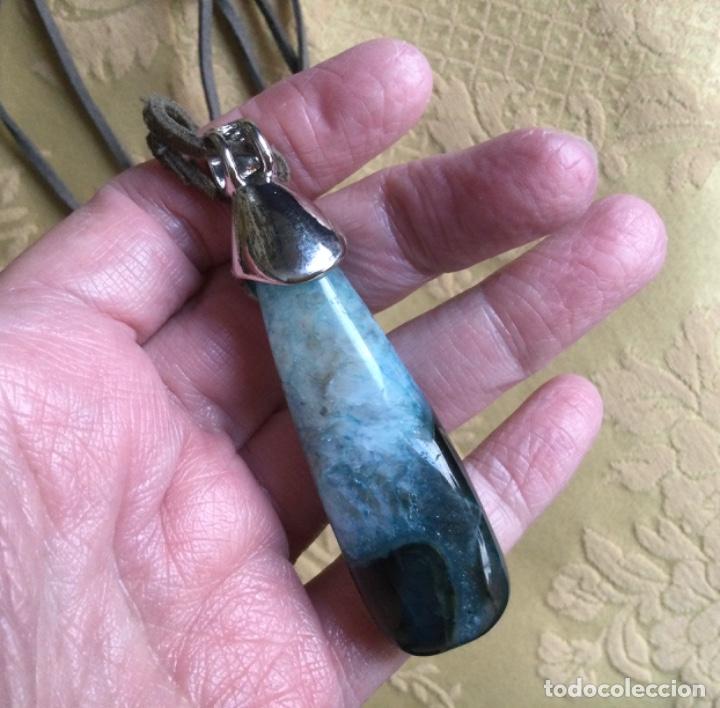 Joyeria: COLGANTE DE &Aacute;GATA TONOS AZULES - Foto 6
