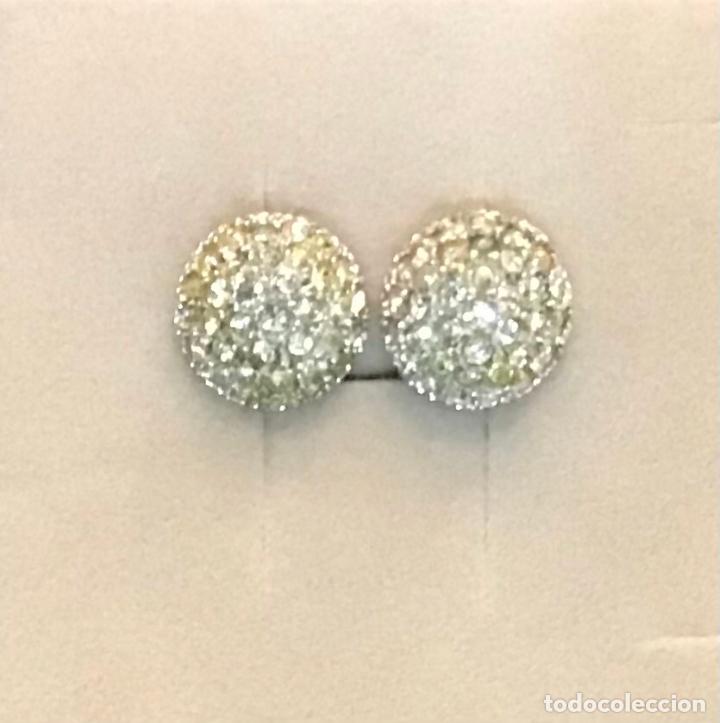 Joyeria: PENDIENTES PLATEADOS Y CRISTAL - Foto 1