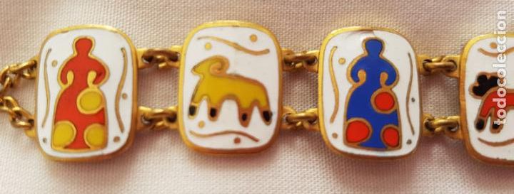Joyeria: PULSERA ESMALTADA ZODIACO CHAPADA ORO - Foto 3