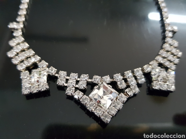 Joyeria: Conjunto bisuter&iacute;a strass ,gargantilla y pendientes - Foto 2