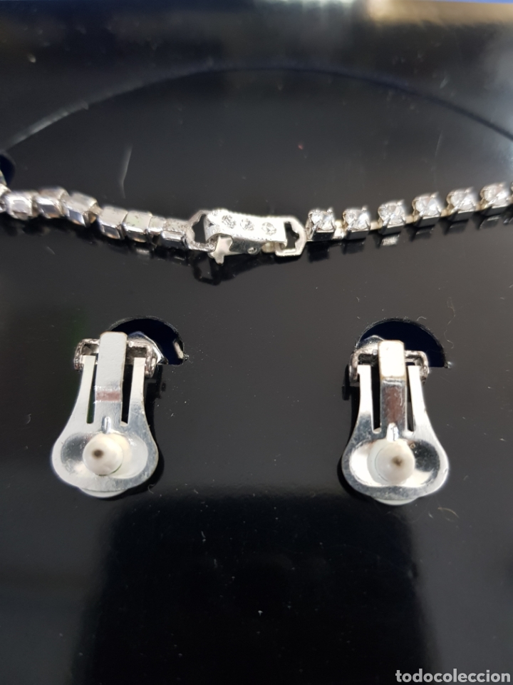Joyeria: Conjunto bisuter&iacute;a strass ,gargantilla y pendientes - Foto 4