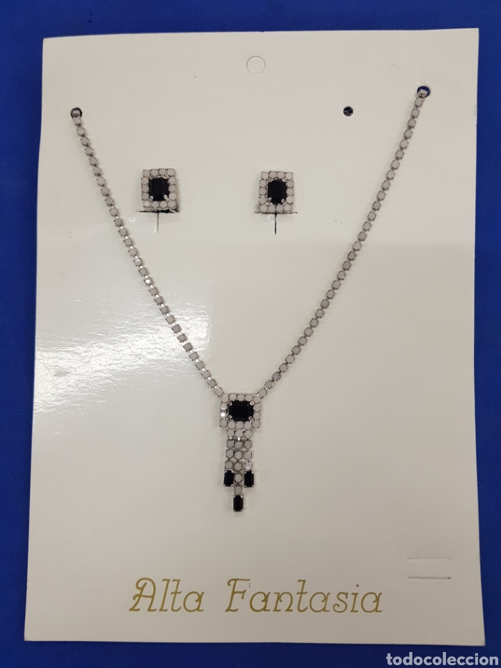 Joyeria: Conjunto bisuter&iacute;a strass, gargantilla y pendientes - Foto 2