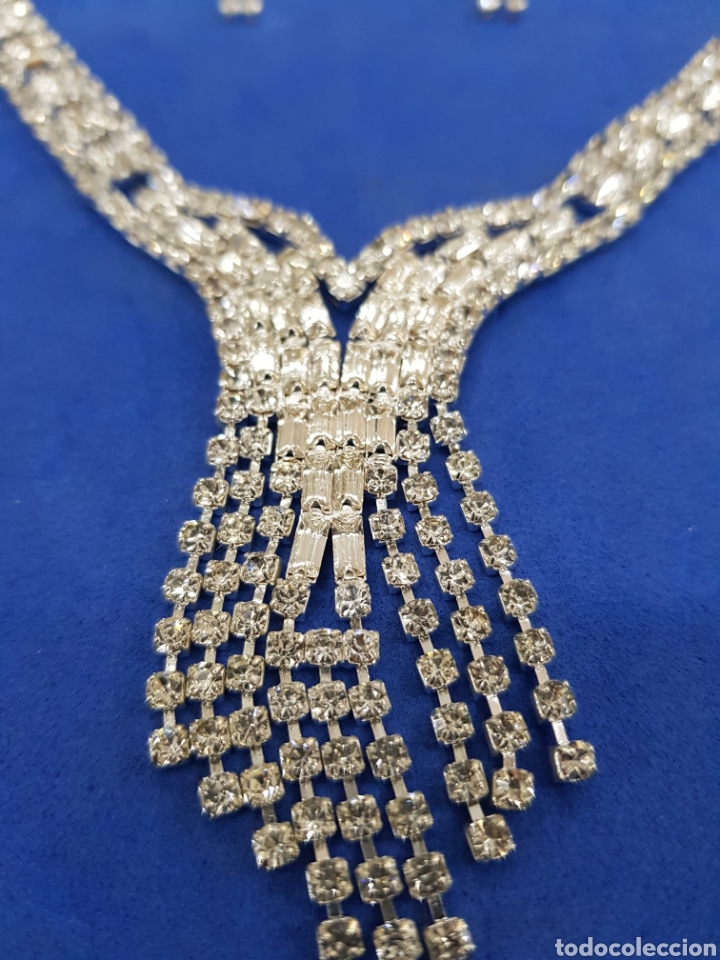 Joyeria: Conjunto bisuter&iacute;a strass, gargantilla y pendientes - Foto 3