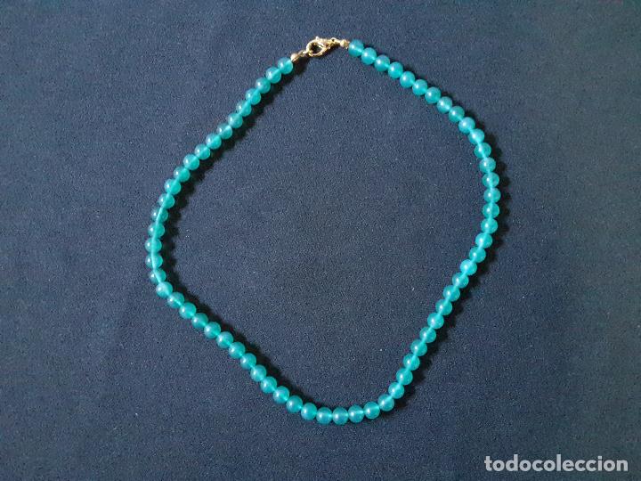 Joyeria: Collar &aacute;gata verde 6 mm - Foto 2