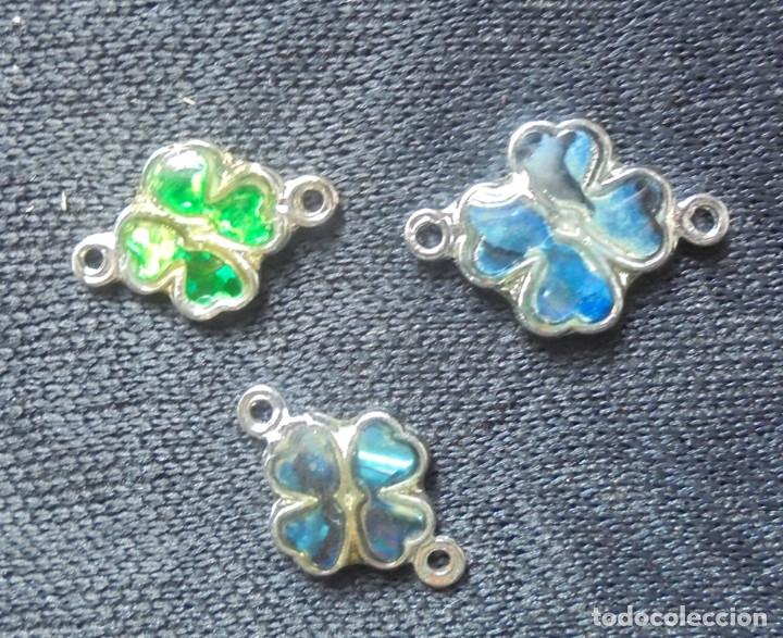 Joaillerie: 3 piezas bisuter&iacute;a para montar - trebol