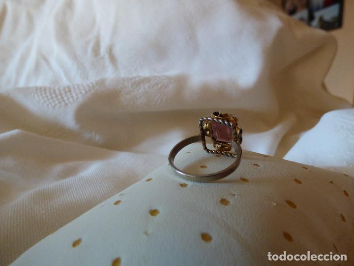 Joyeria: Anillo metal y cristal. - Foto 2