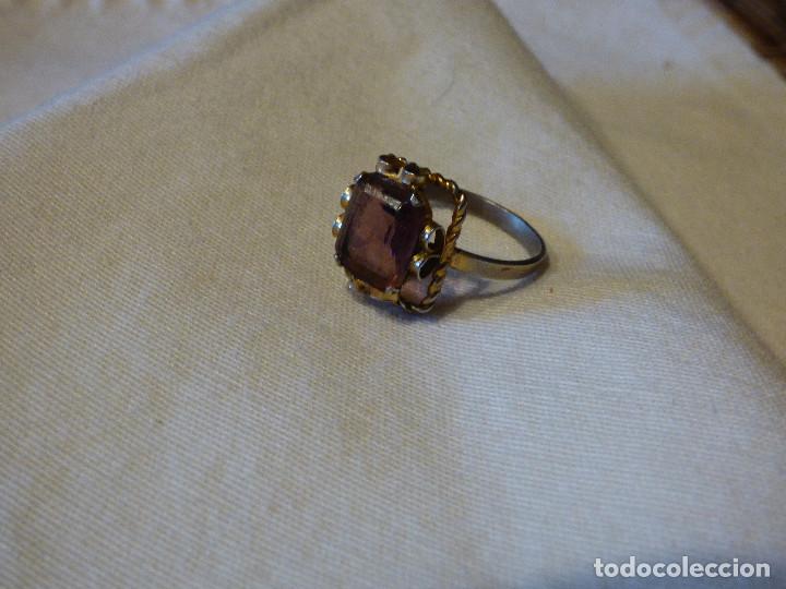 Joyeria: Anillo metal y cristal. - Foto 4