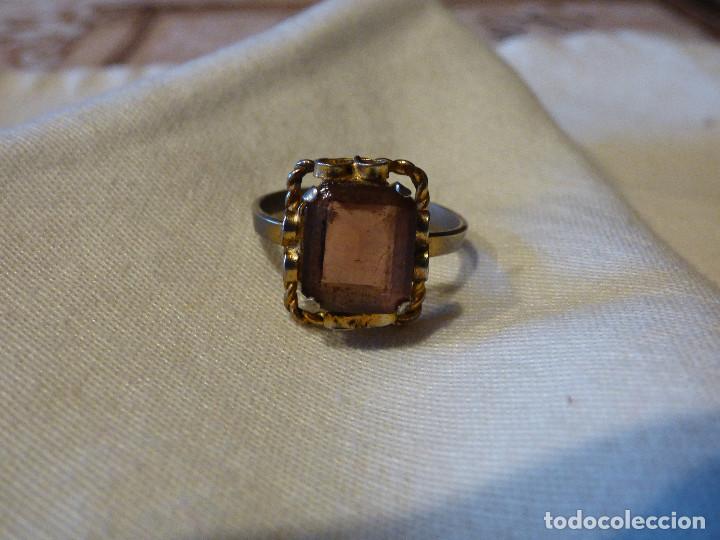 Joyeria: Anillo metal y cristal. - Foto 5