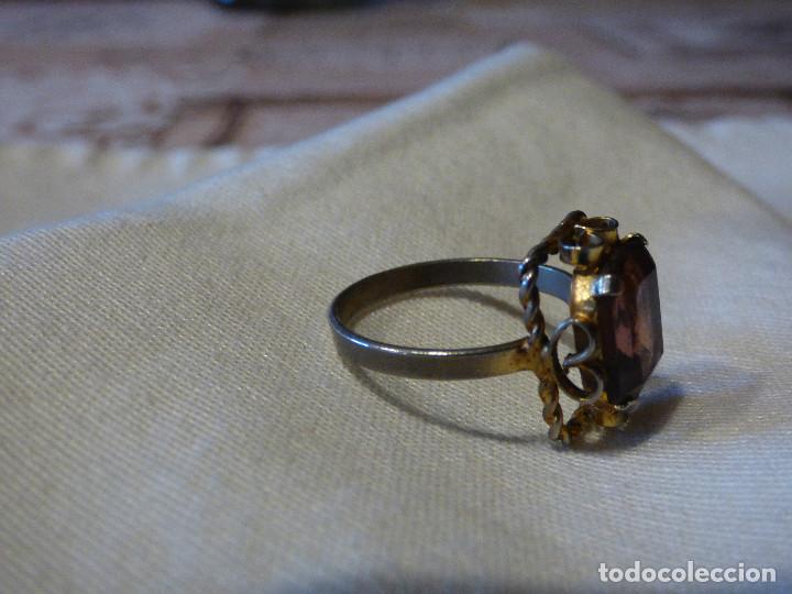 Joyeria: Anillo metal y cristal. - Foto 6