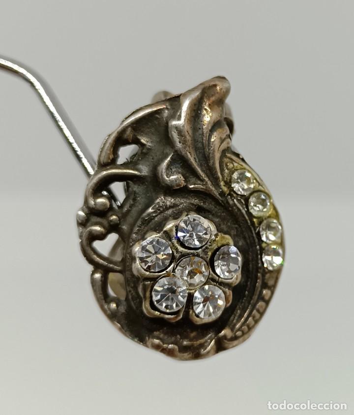Joyeria: Pendientes con hojas y piedrecitas. - Foto 2