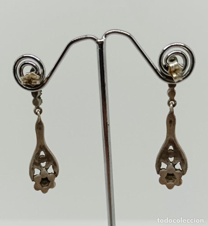 Joyeria: Pendientes estilo isabelino con marcasitas. - Foto 4