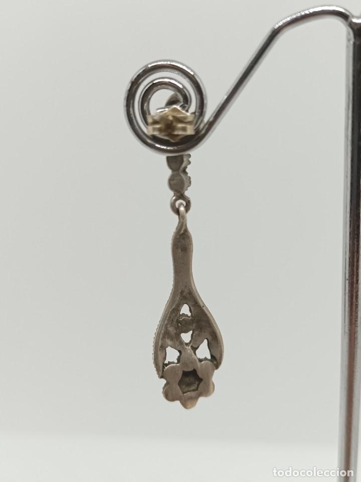 Joyeria: Pendientes estilo isabelino con marcasitas. - Foto 6