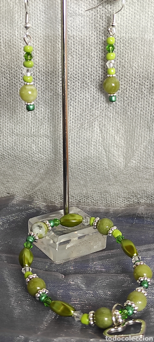 Gioielleria: !!!!VENDIDO!!!! Precioso conjunto de Calcedonia, vidrio y piedras