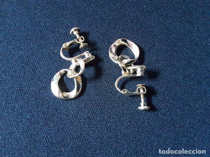Joyeria: Pendientes largos dos aros, nudo, color oro - Foto 1