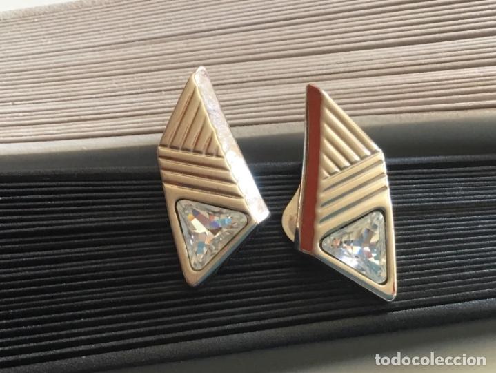 Joyeria: PENDIENTES DE CLIP. ESTILO ART DEC&Oacute; CON CRISTAL. - Foto 4