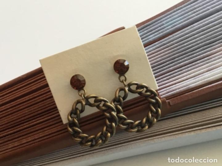 Joyeria: PENDIENTES DE CADENA. PERNO CON CRISTAL. PRESI&Oacute;N - Foto 4