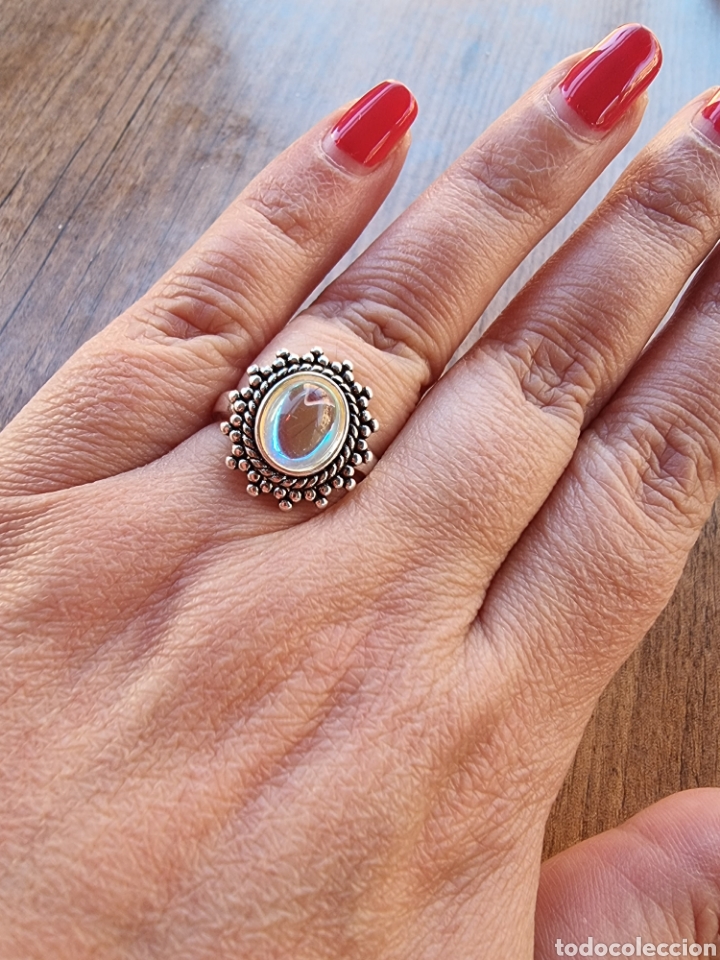 Joyeria: Anillo de Plata y piedra Lunar ENV&Iacute;O GRATIS!! - Foto 3