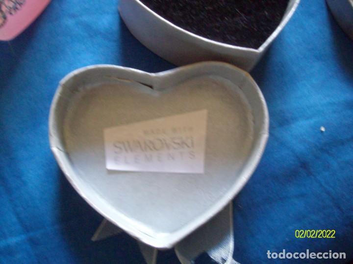 Joyeria: 6 ESTUCHES JOYEROS FORMA CORAZON CORAZONES VACIOS - Foto 3