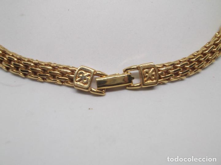 Joyeria: Collar bisuteria dorada.Vintage - Foto 2
