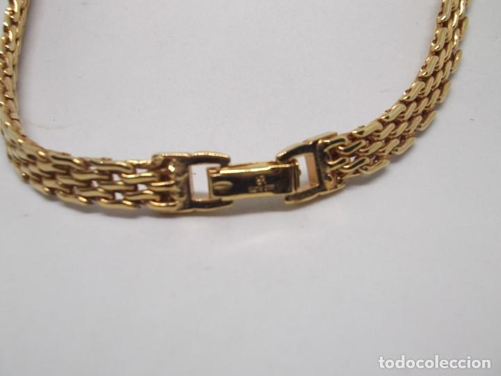 Joyeria: Collar bisuteria dorada.Vintage - Foto 4