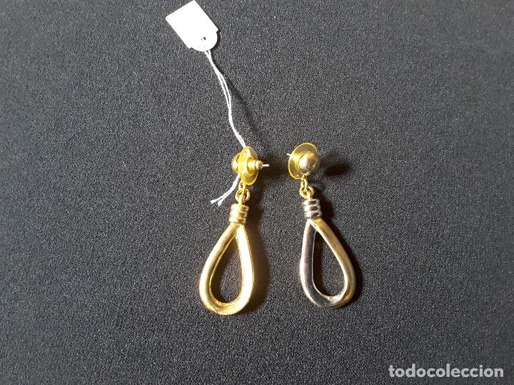 Joyeria: Pendientes largos color oro y plata - Foto 1