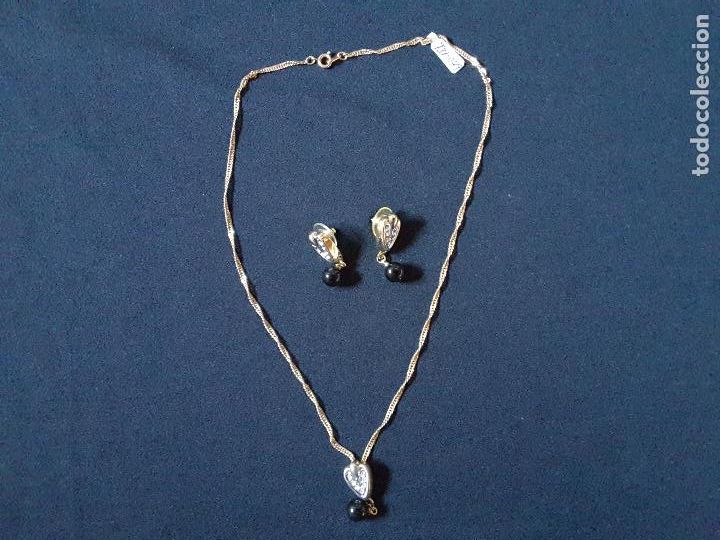 Schmuck: Colgante lazo y pendientes &oacute;nice a juego