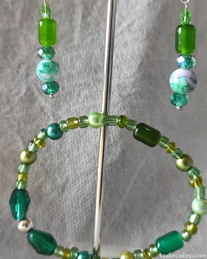 Joyeria: Preciosos pendientes a juego con pulsera - Foto 1