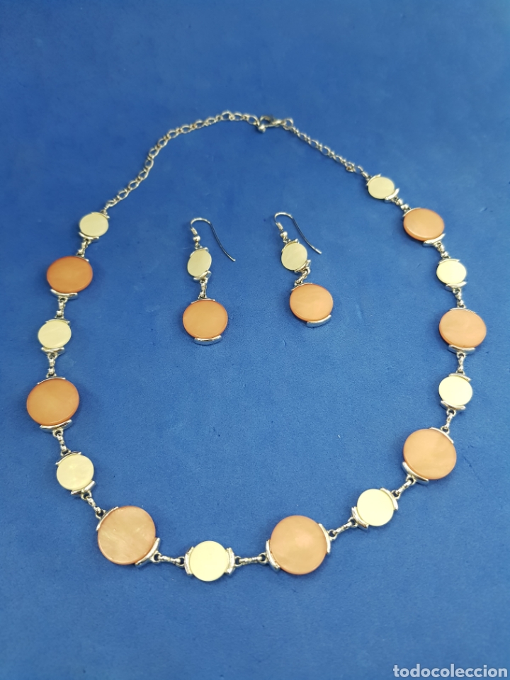 Joyeria: Conjunto de gargantilla y pendientes bisuter&iacute;a - Foto 1