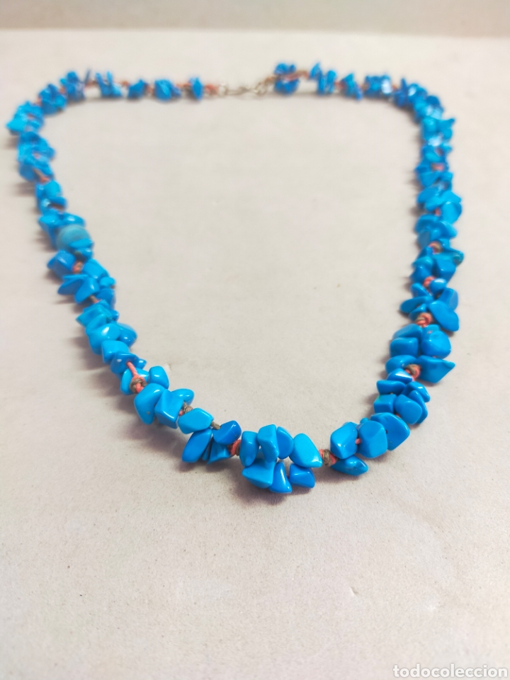 Joyeria: COLLAR DE TURQUESAS? CON CIERRE METALICO. - Foto 3