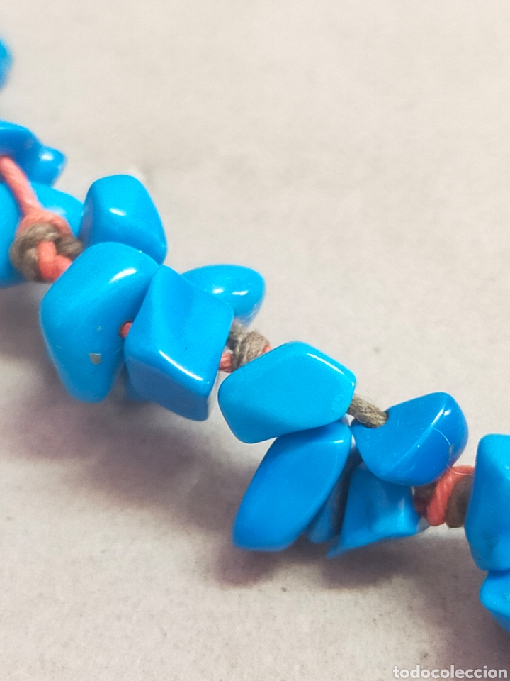 Joyeria: COLLAR DE TURQUESAS? CON CIERRE METALICO. - Foto 4