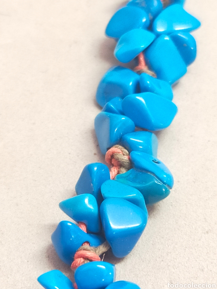 Joyeria: COLLAR DE TURQUESAS? CON CIERRE METALICO. - Foto 5