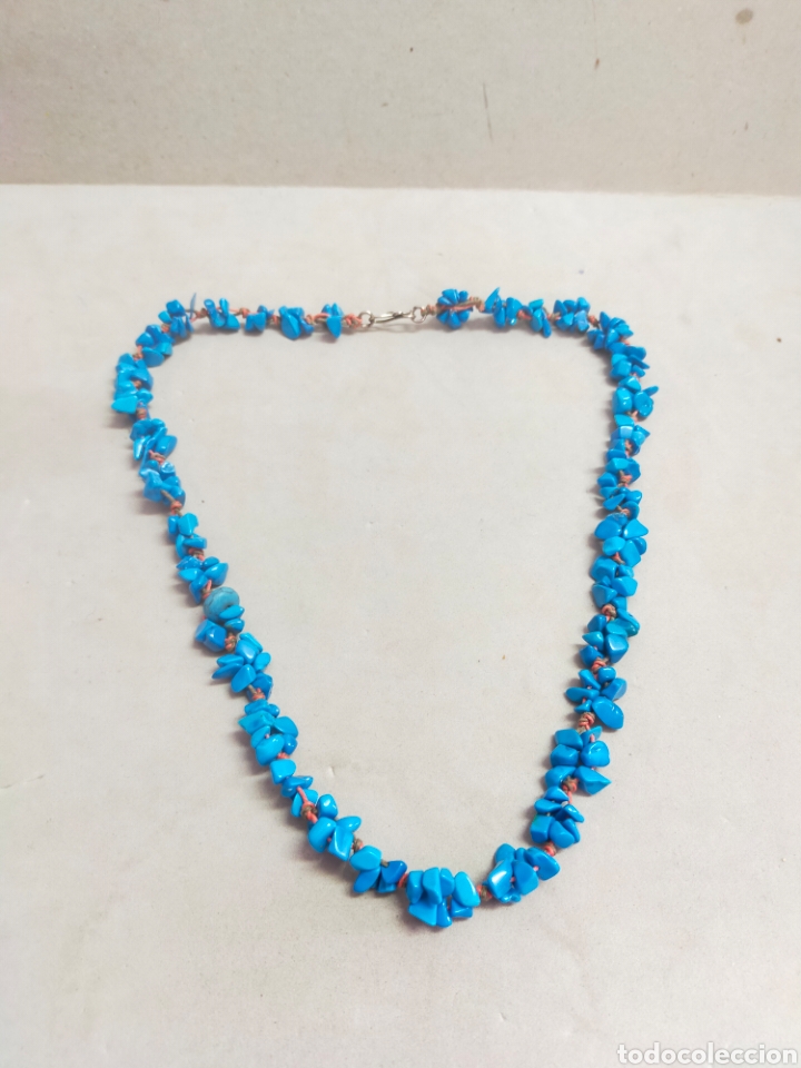 Joyeria: COLLAR DE TURQUESAS? CON CIERRE METALICO. - Foto 1