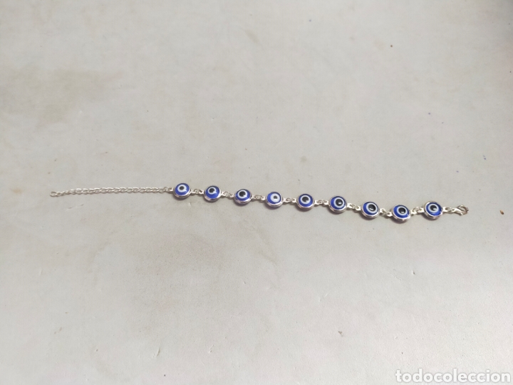 Joyeria: PULSERA DE METAL CON OJOS TURCOS. - Foto 6