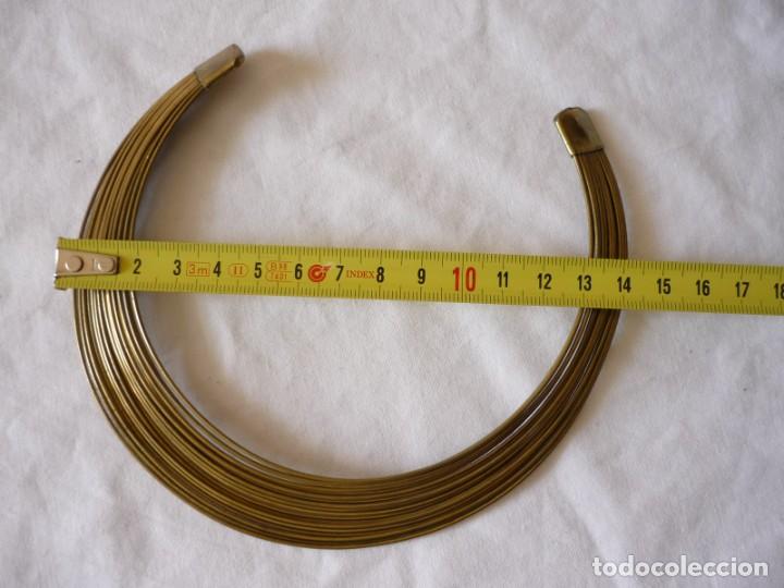Joyeria: Gargantilla de hilos de bronce - Foto 8